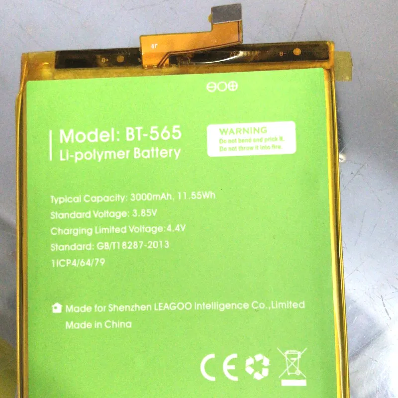 Аккумулятор 3000 мАч для leagoo kiicaa mix/BT 565 мобильный телефон аккумулятор|Аккумуляторы