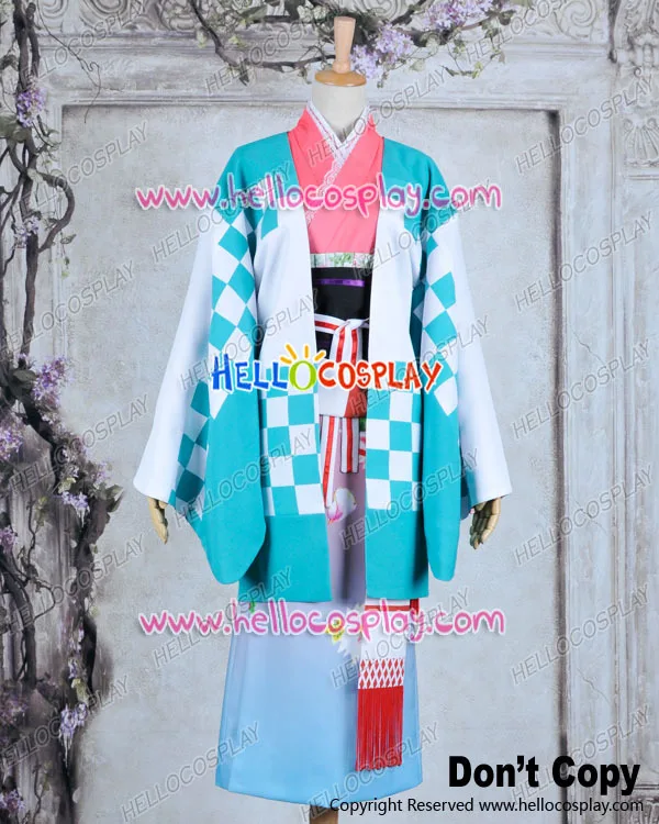 

Blue Exorcist Shiemi Moriyama Cosplay Costume Kimono Dress H008