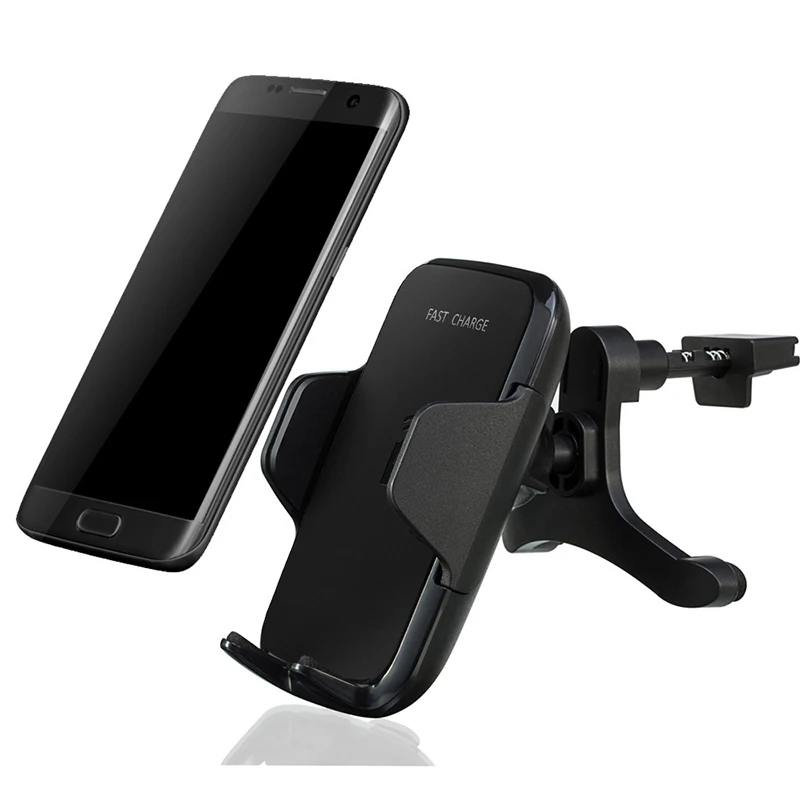 

Multi-Funtion Qi Wireless Charge Car Charger Phone Mount Holder Fast Charging For Samsung Galaxy Note8 S7 S8 S9 Plus iPhone X 8