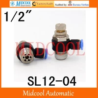 quick connector sl12 0412mm to 12 direct installation l type brass pneumatic hose componentsair fitting