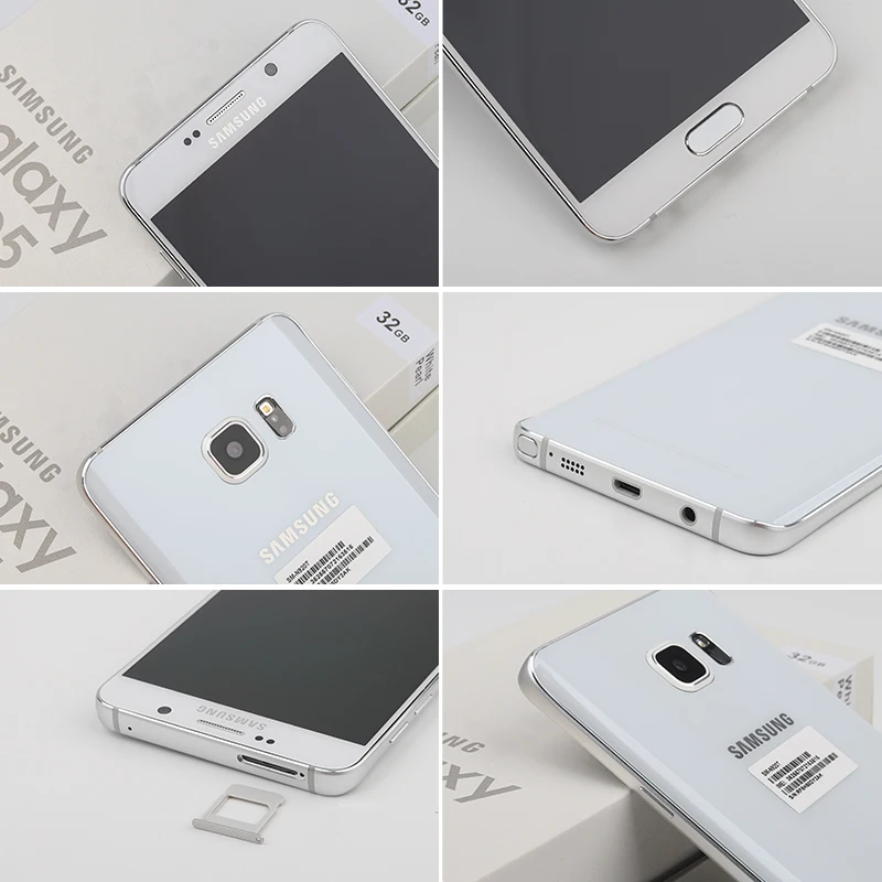 Оригинальные мобильные телефоны Samsung Galaxy Note 5 N920P 4G LTE 4 Гб ОЗУ 32 ПЗУ 7 дюйма камера 16