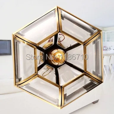 Прямая продажа с фабрики хрустальной люстры медная лампа светильник