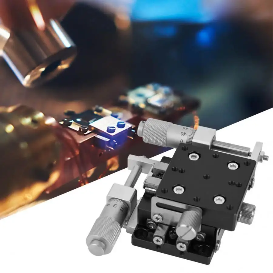 

XY Axes 40x40mm LY40-CM Stage Linear Ball Bars Accuracy Manual Displacement Platform