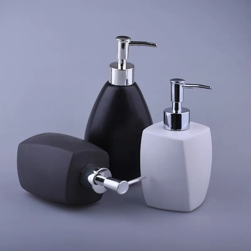 Элегантное мыло диспенсер керамический контейнер ванная комната гель для душа