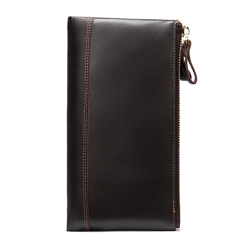 WESTAL мужской кошелек натуральная кожа мужские клатчи длинный телефон портмоне