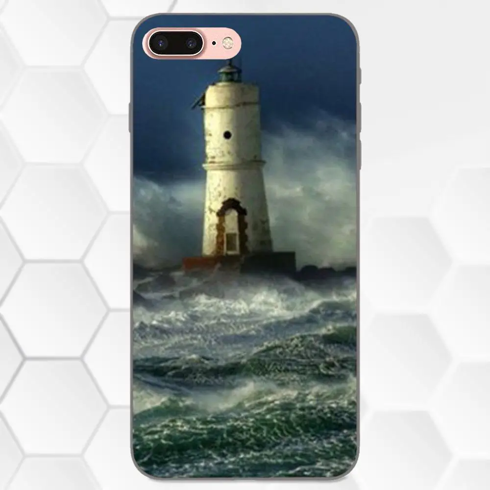 Чехол для телефона из ТПУ чехол Xiaomi Mi Mix Max Note 2 2S 3 5X 6 8 SE A1 Play F1 Amazing Art Uncommon Lighthouse Sea |