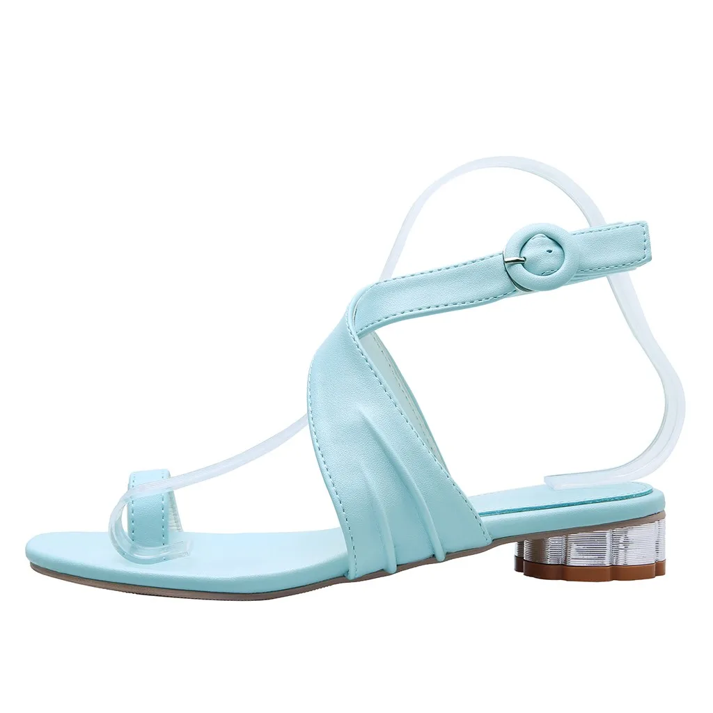 SAGACE/женские босоножки на толстом каблуке с кристаллами Комплект из туфель