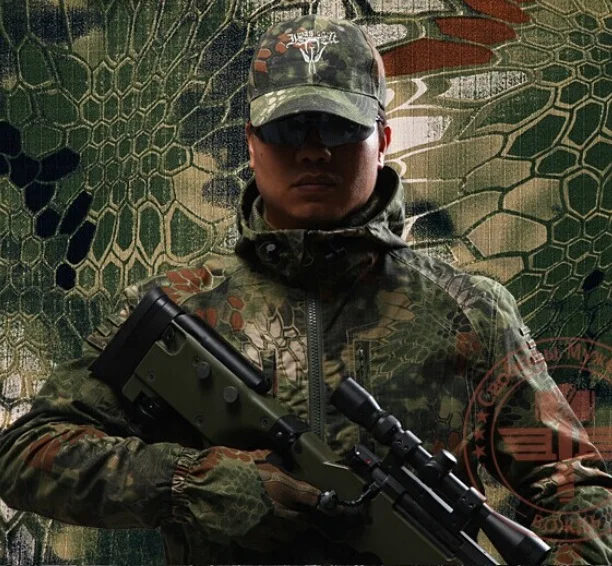 Камуфляж с рисунком гремучей змеи шутер куртка мужская Python зерна тактический