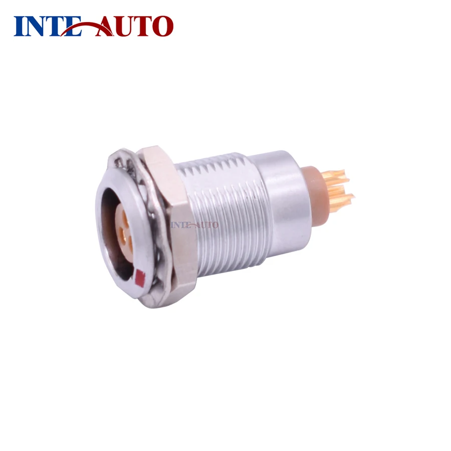 1B 3 штыря металла push pull самоблокирующийся разъем с контакты пайки от китайского