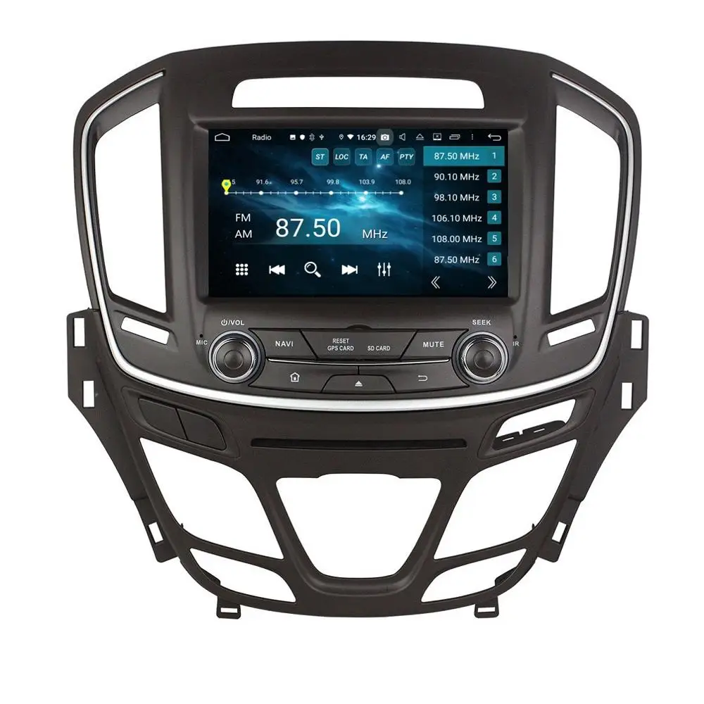 Автомобильный радиоприемник CarPlay PX6 DSP Android 10 DVD GPS Bluetooth 5 0 WIFI для Opel INSIGNIA 2014 2015 / Buick