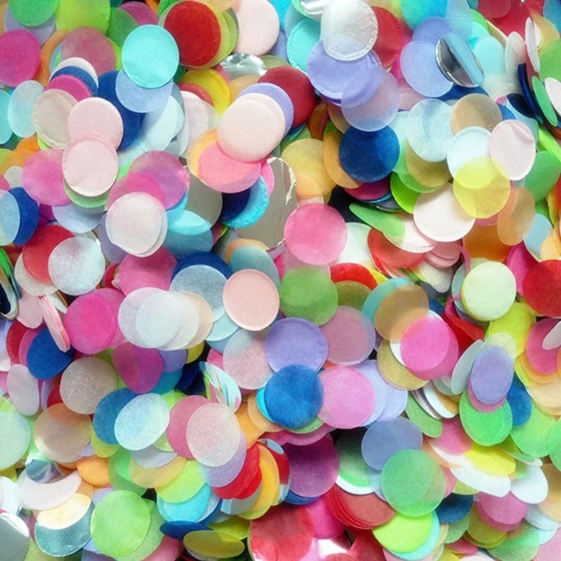 10 г яркие цвета фотообои с конфетти для украшения стола вечевечерние 8A0944|Флажки