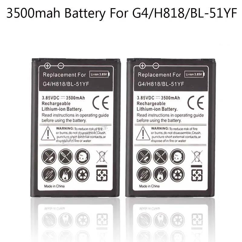Бесплатная доставка 1 шт. 3500 мАч запасная батарея для LG G4 H818 BL-51YF | Мобильные