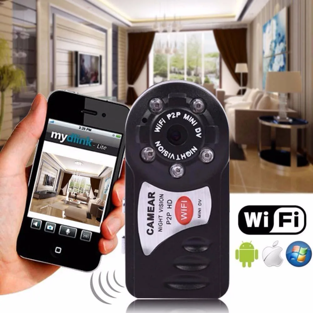 Мини камера безопасности DV c Wi Fi IP Беспроводная Secert микро Candid маленькая