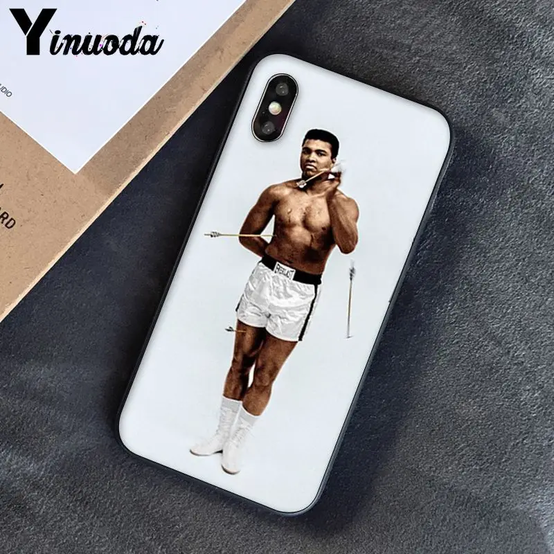 Yinuoda Muhammad Ali бокс Чемпион Новинка чехол для телефона Fundas чехол для iPhone 8 7 6 6S 6Plus X XS MAX 5 5S SE XR Fundas Capa
