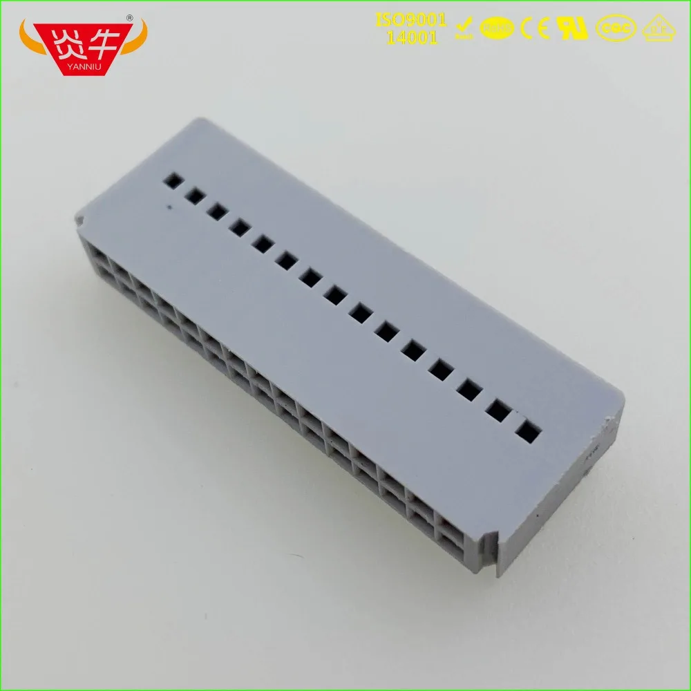 Женский штекер 2 54 мм 30 контактов тип отжима IDC разъемы ISP JTAG HEADER для плоского