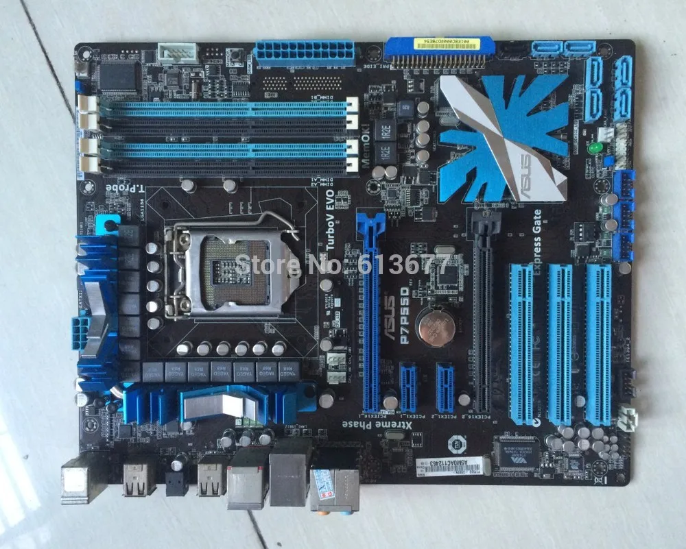 ASUS P7P55D оригинальная материнская плата LGA 1156 DDR3 для i5 i7 cpu 16GB USB2.0 SATA2 P55 настольная материнская плата