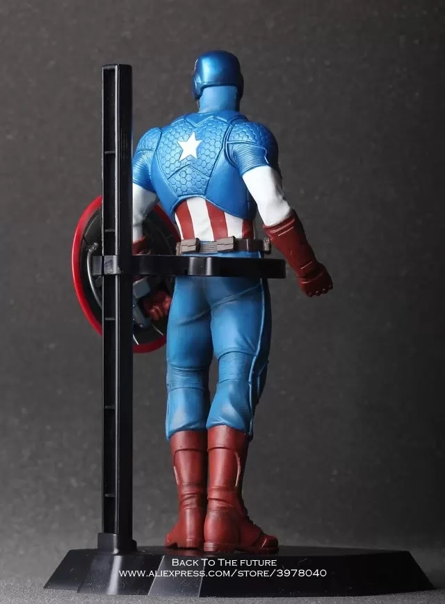 Disney Marvel Мстители Капитан Америка 22 см фигурка аниме мини украшение ПВХ