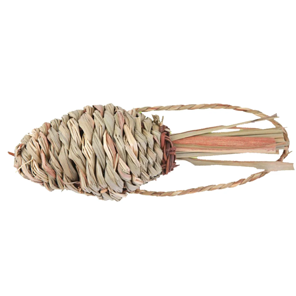 Плетеные морские свинки соломенные хомяки кролик ручка веревка подарок кусая