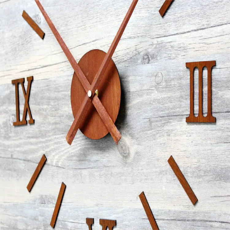 Большие часы старая ржавчина металлическая текстура настенные стикер