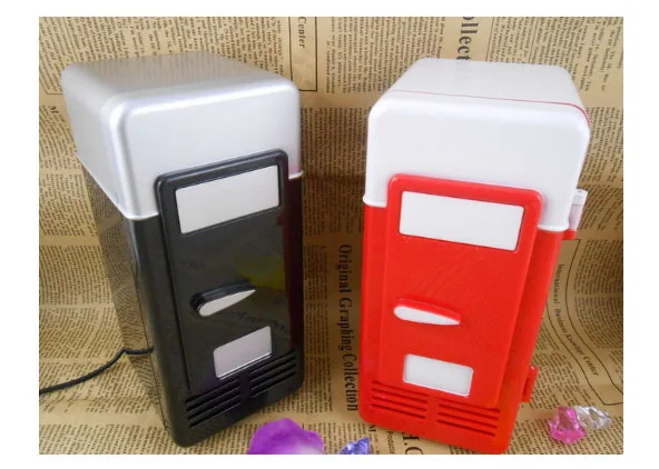 Автомобильный холодильник с подогревом мини USB для домашнего использования