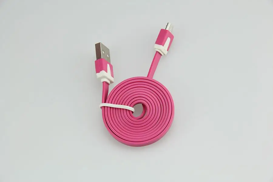 300 шт./лот 1 м 2 м 3 м Плоский Цветной USB микро кабель для htc& samsung Galaxy S7 S6 S5& Nokia& LG& sony дешевая цена
