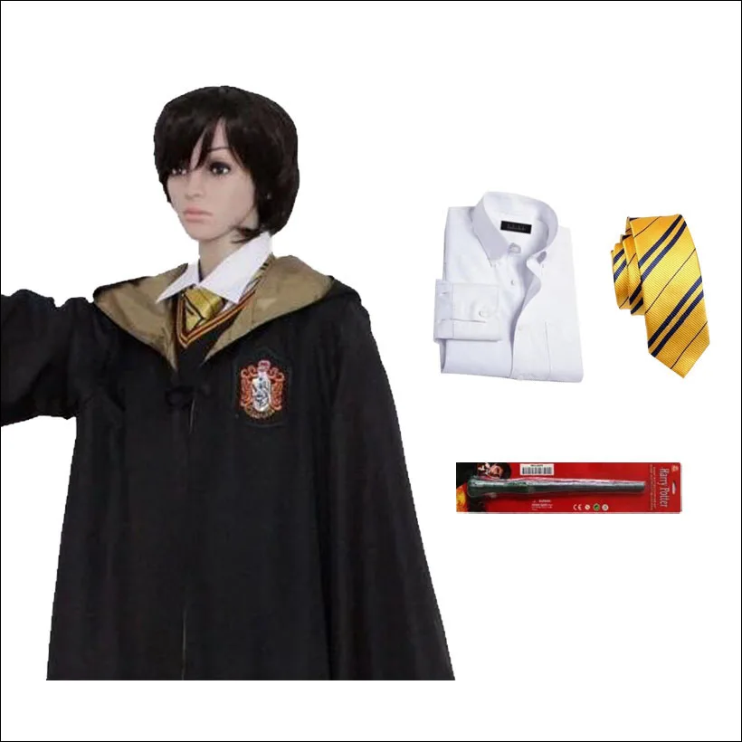 Косплей на Гриффиндор костюм Слизерин/хуффлпуф/коготь наряд халат для взрослых и