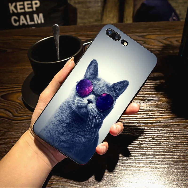 MaiYaCa милый кот красочные милые аксессуары для телефонов Чехол Apple iPhone 8 7 6 6S Plus X 5 5S