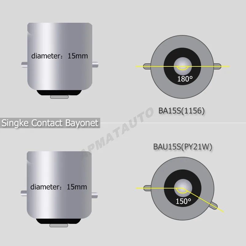 2xCanbus без Hyper Flash 1156 BAU15S PY21W BA15S P21W светодиодный передний задний указатель поворота