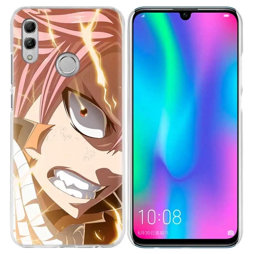 FAIRY TAIL чехол для huawei Honor 8X Y9 9 10 Lite Play 7C 8C 8S 8A фотоаппаратов моментальной печати 7S 7A Pro V20 20i Y6 Y7 Y5 жесткий чехол с рисунком из аниме чехол для телефона Capa