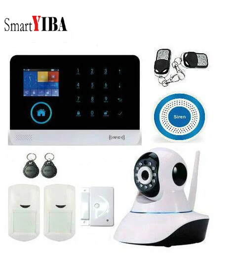 Система сигнализации Tuya Smartlife 4G Wi Fi + синяя сирена|Комплекты для сигнализации| |