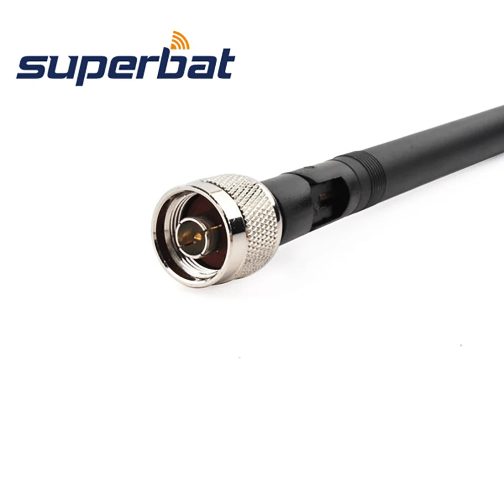 Усилитель резиновой всенаправленной антенны Superbat 258 мм 7dBi WLAN 2 4 ГГц Wi Fi антенна N
