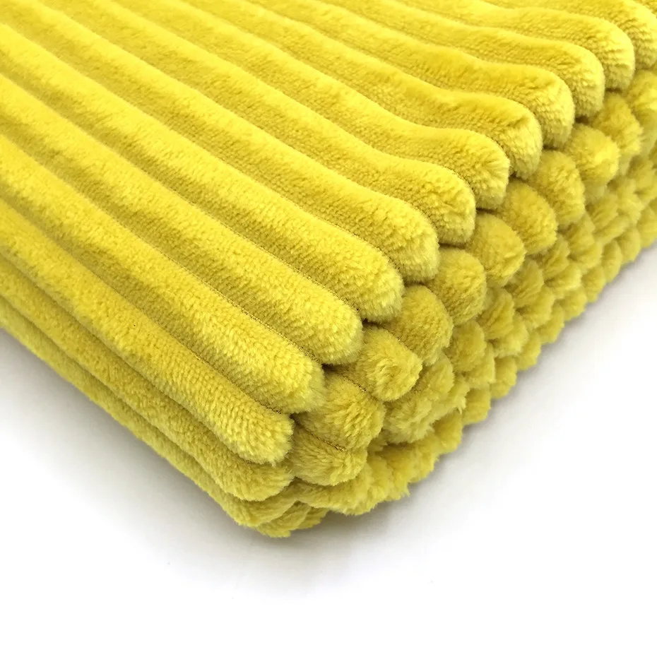 stripe yellow 75x100 см самая дешевая супер мягкая плюшевая ткань для метрового ручного шитья одеяло материал антипиллинг плюшевые игрушки ткань экологически чистая - Цвет: stripe yellow
