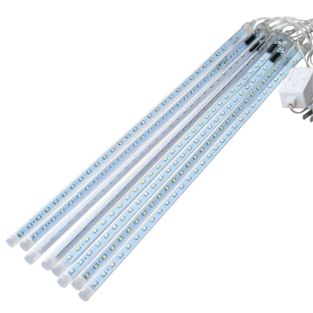 LED лампочка свет Метеор 8 трубки 448 3528SMD 50 см красочные светодиодный нитяных шаров