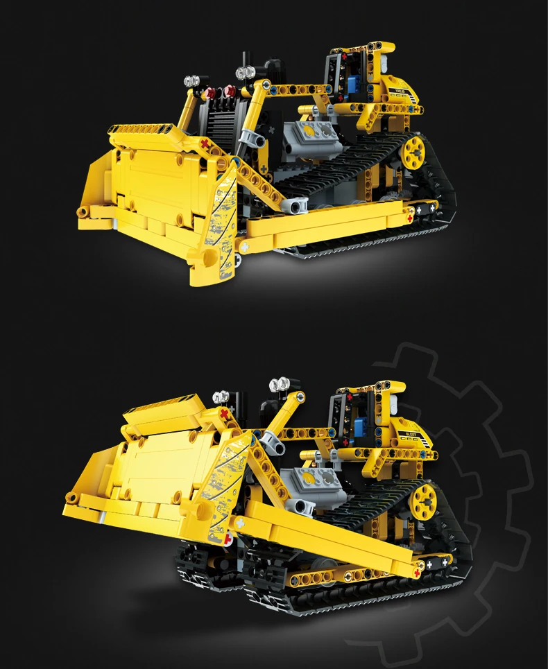 Форма King 13014 13015 13016 13017 Technic строительные блоки игрушки 8275 бульдозер 8043 экскаватор дистанционное управление нагрузки автомобиль подарки