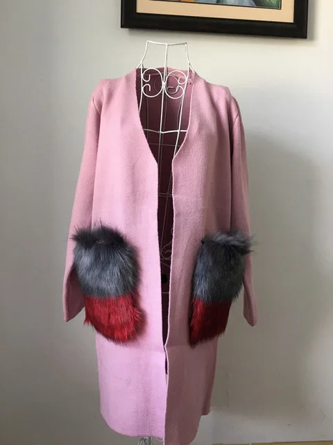 2018 New Women Cardigan Sweater V-Neck Knit Fashion Slim Female Cashmere Long Coat |