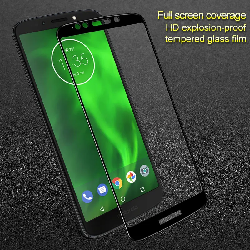 Imak Amazing 9H Screen Protector Film For Motorola Moto E5/G6 Play Full Cover Tempered Glass for E5 E6Play | Мобильные телефоны и