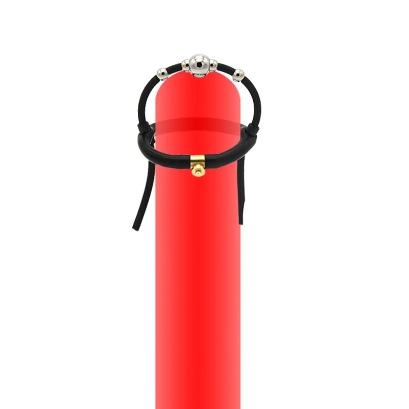 Электрошоковые кольца на пенис секс-товары Стальные Бусины кольцо медицинская