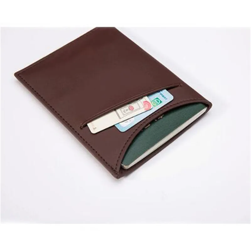 

Passport Cover Solid Passports Holder Handmade Credit Card Holders Case Travel Passport Wallet