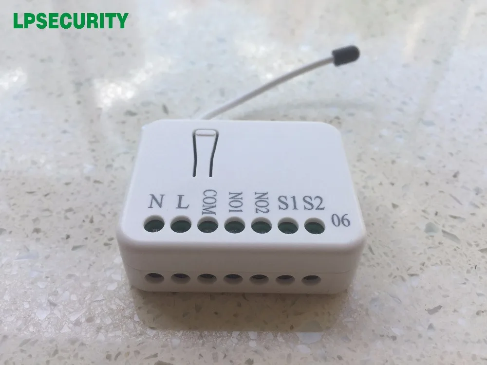 240 100 В AC Z wave plus в стене двойной релейный модуль коммутатора TZ06 Беспроводное