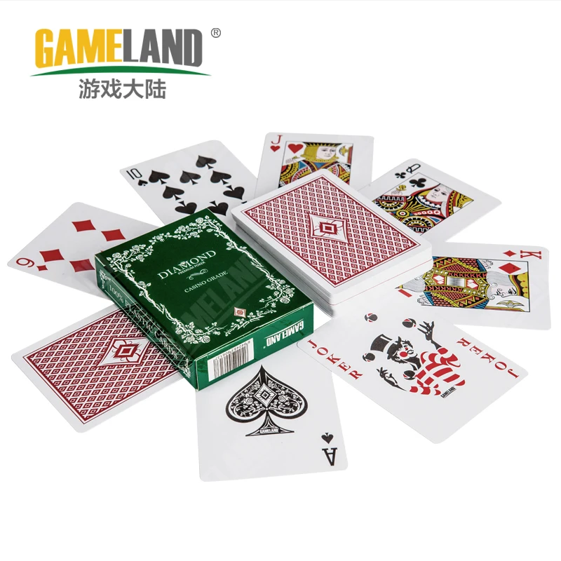 Малый Пластик карты Водонепроницаемый моющиеся Liquor& Poker