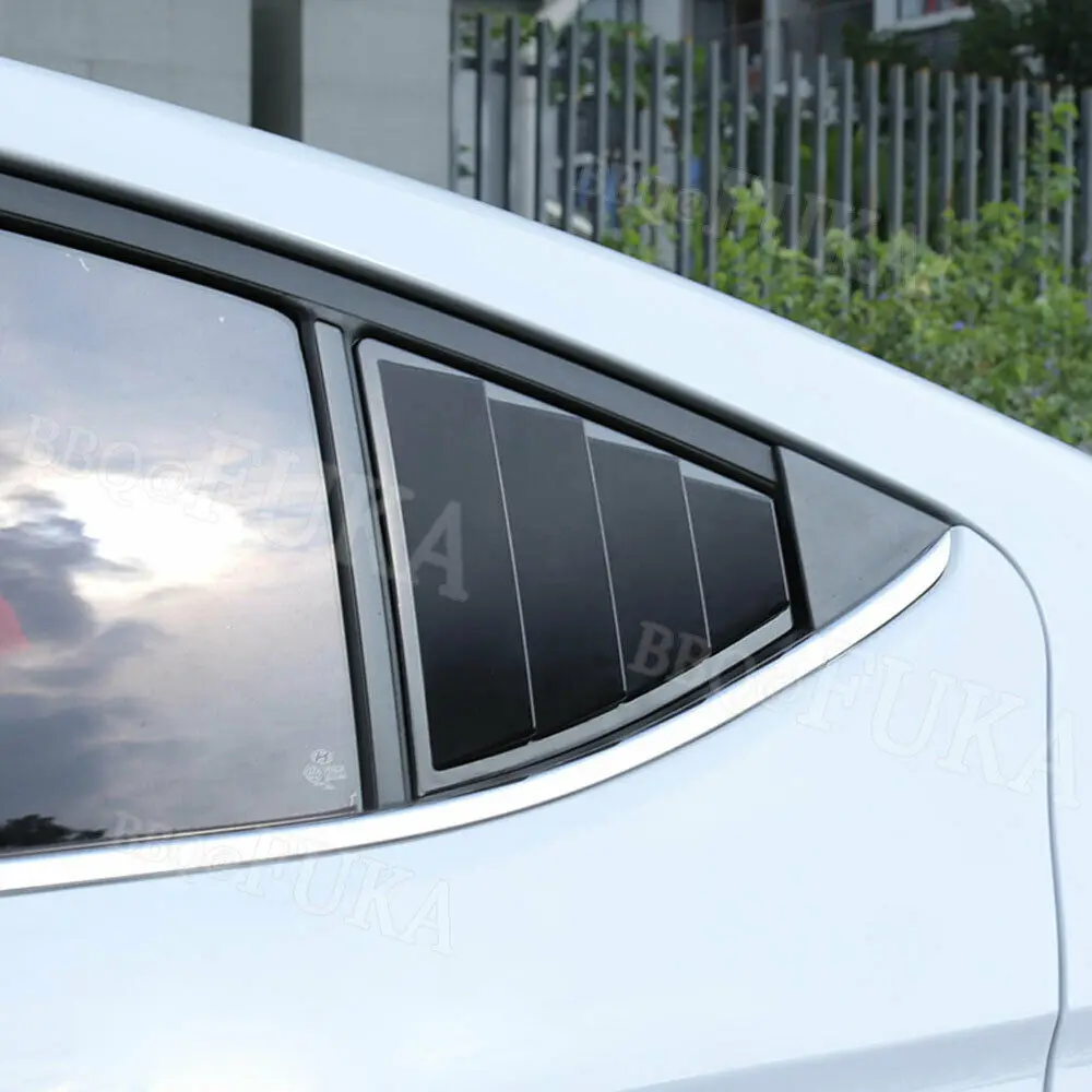 BBQ @ FUKA для 17-2019 HYUNDAI Elantra заднее окно четверть панель боковые жалюзи вентиляция