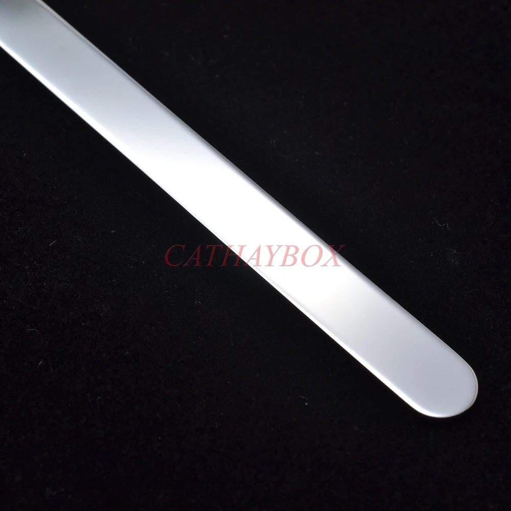 10 мм * 160 полированный твердый Браслет манжета из нержавеющей стали 316L без рисунка