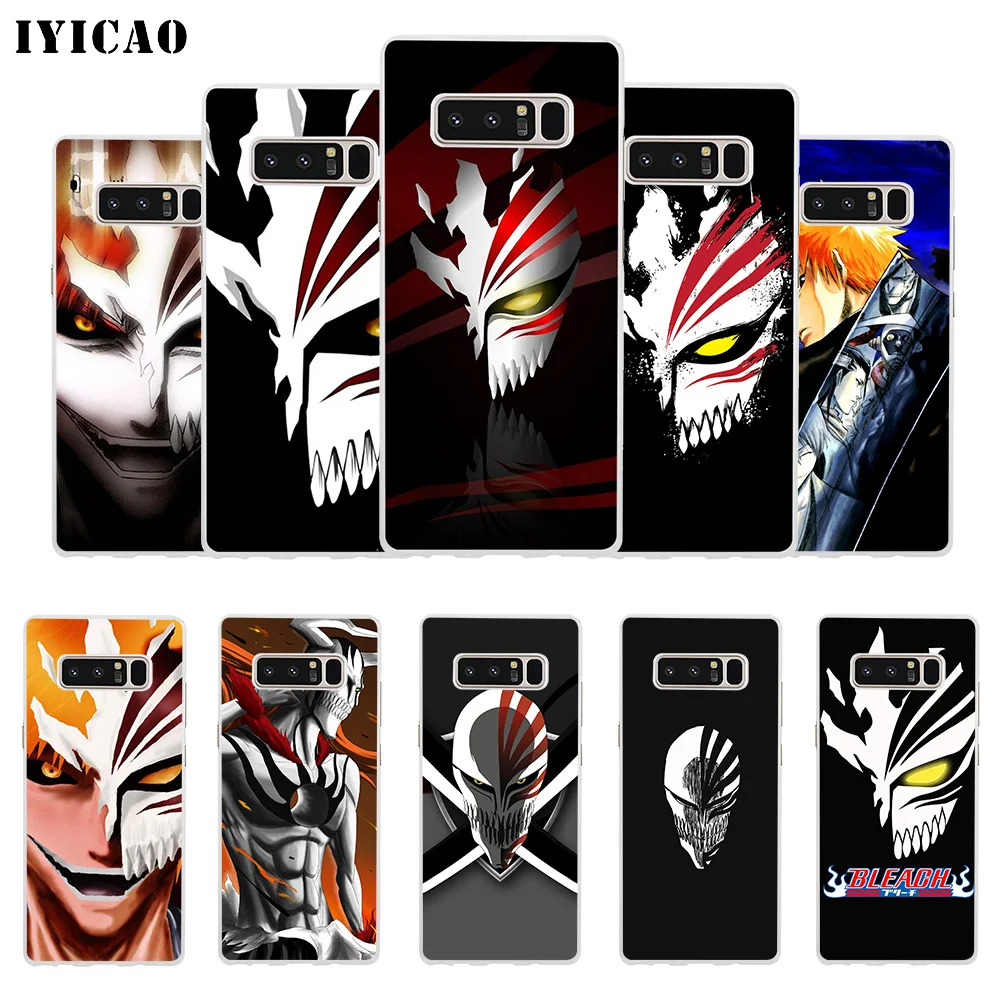 IYICAO BLEACH ichigo маска мягкий силиконовый чехол для телефона Samsung A5 A6 Plus A7 A8 A9 J3 J5 J7 Note 8 9