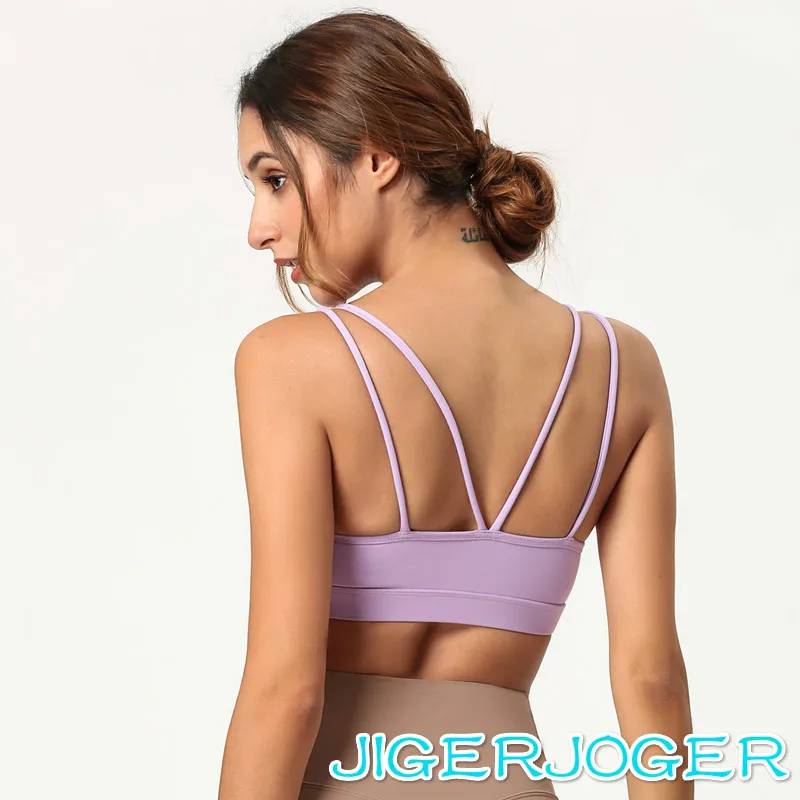 Новинка 2019 спортивный бюстгальтер с ремнем Спортивное нижнее белье высокой