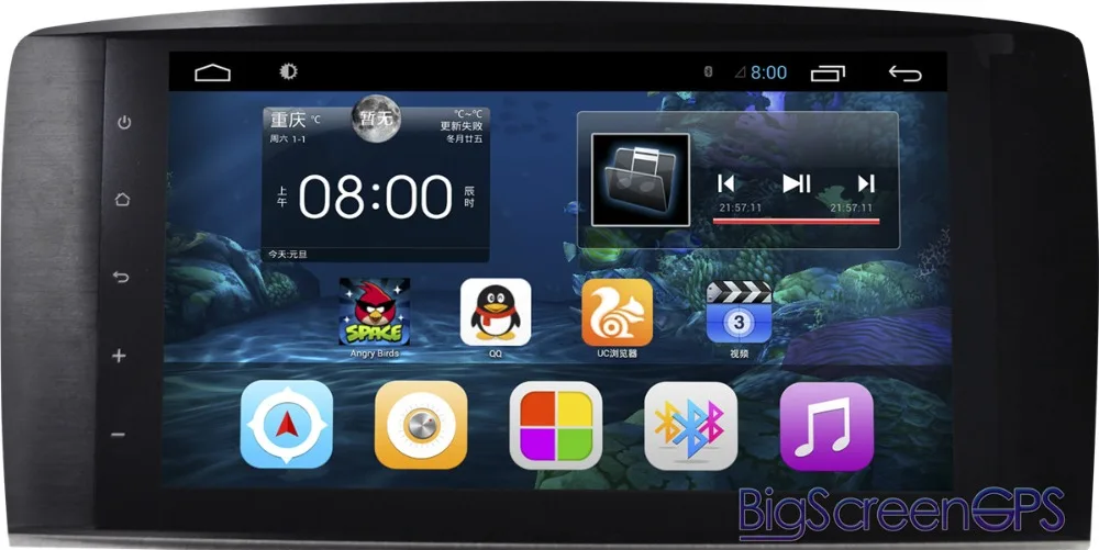 9 дюймов RAM 2GB Android6.0 автомобильный без dvd-плеера GPS навигация для Mercedes Benz R Class W251 R280