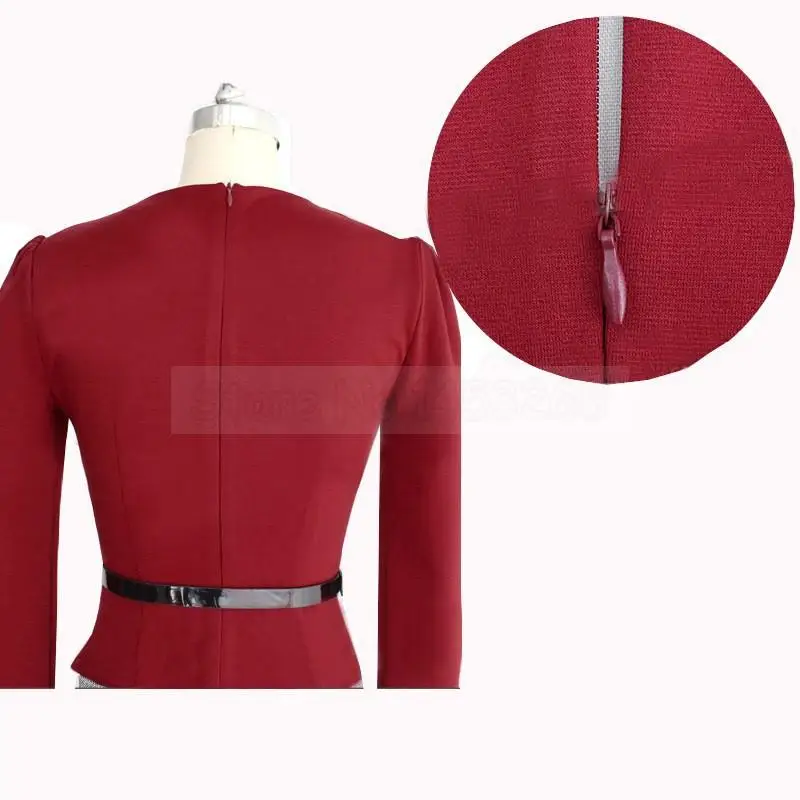 Женское Деловое платье элегантное облегающее платье-карандаш для работы 2017 |