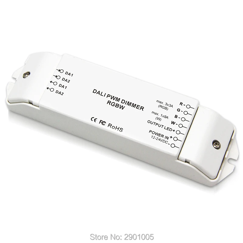 Новинка четырехканальная Светодиодная лампа DALI с CV светодиодный драйвер RGBW RGB:3A/CH