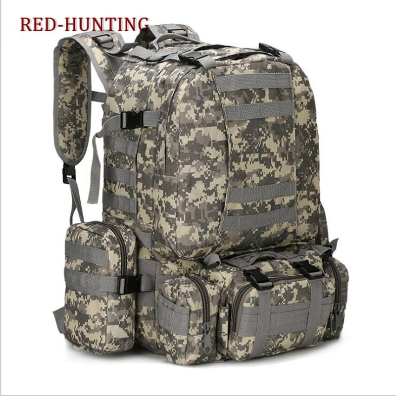 Военный Тактический Рюкзак Molle 600D объемом 50 л уличный рюкзак для кемпинга пешего