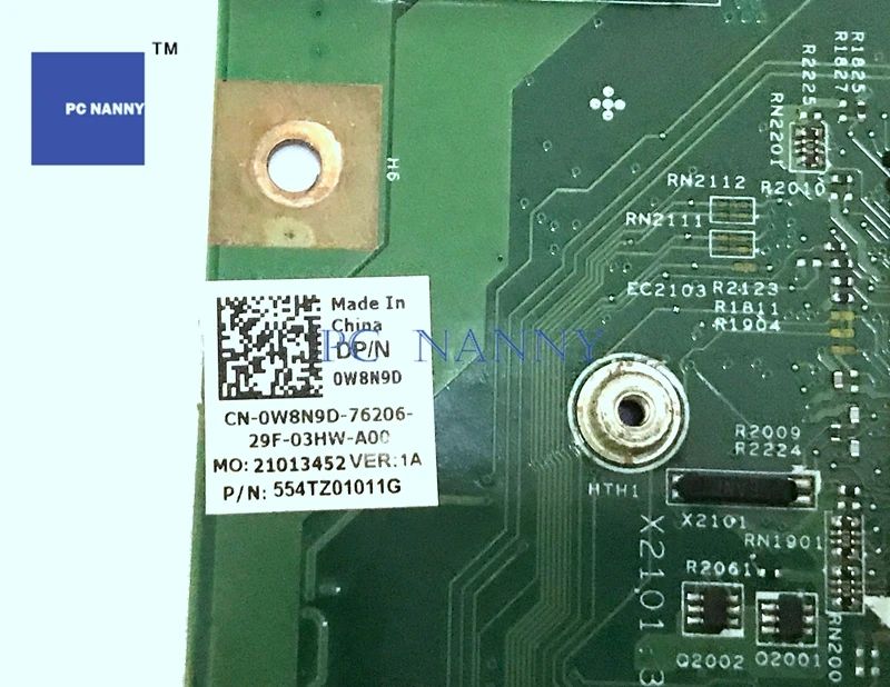 Материнская плата PCNANNY W8N9D 0W8N9D 11280 1 для Dell Inspiron 3520 DDR3 Intel HD Graphics 4000 HM75 материнская