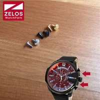 2pieceset dz watch screws for diesel chronograph man watch crown bridge protect guard watch screw